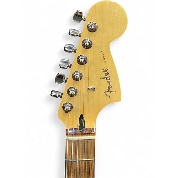 Used Fender Jaguar BLACK Solid Body Electric Guitar