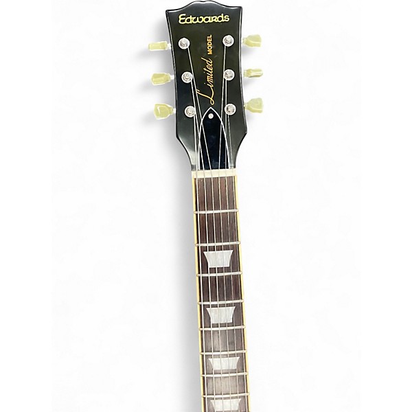 Used 2016 Edwards E-LP-108 LTS GOLD TOP Solid Body Electric Guitar