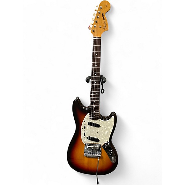 Used Fender 1965 Reissue Mustang 3 Tone Sunburst Solid Body