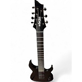 Used Schecter Guitar Research SUNSET 7 TRIAD Black Solid Body Electric Guitar