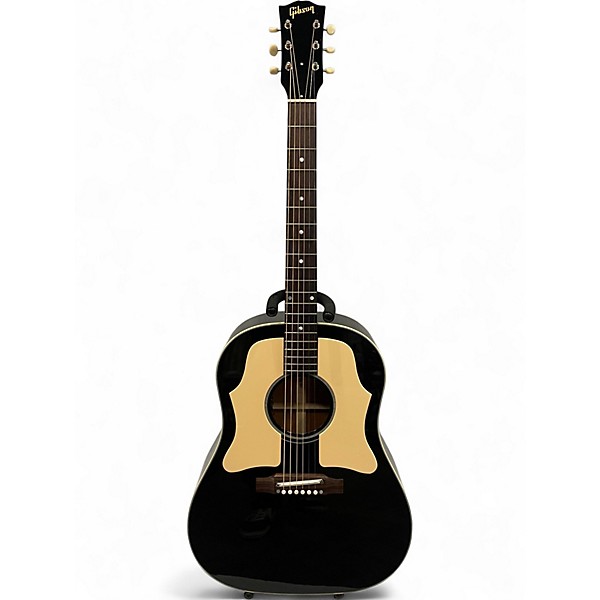 Used 2018 Gibson CUSTOM SHOP 1960'S J45 RED SPRUCE TOP LTD. ED. Ebony Acoustic Electric Guitar