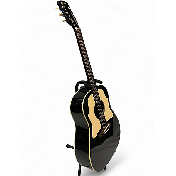 Used 2018 Gibson CUSTOM SHOP 1960'S J45 RED SPRUCE TOP LTD. ED. Ebony Acoustic Electric Guitar