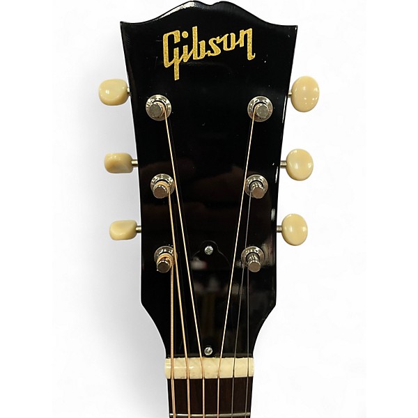 Used 2018 Gibson CUSTOM SHOP 1960'S J45 RED SPRUCE TOP LTD. ED. Ebony Acoustic Electric Guitar