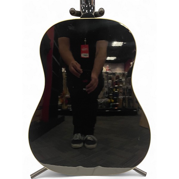 Used 2018 Gibson CUSTOM SHOP 1960'S J45 RED SPRUCE TOP LTD. ED. Ebony Acoustic Electric Guitar