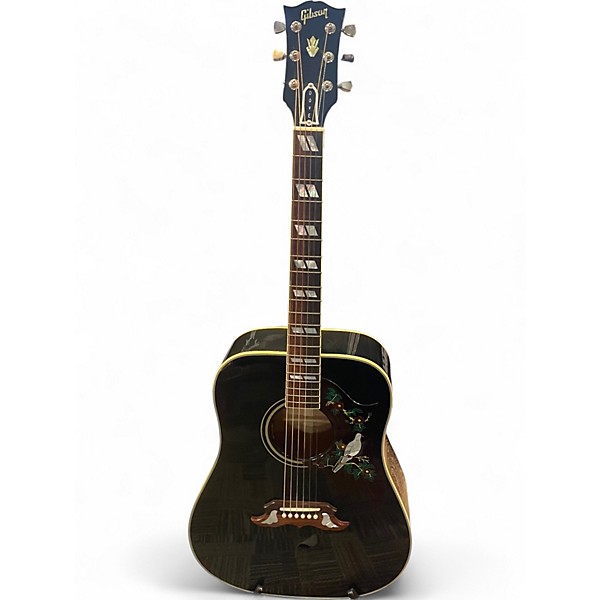Used Gibson Dove Black Acoustic Electric Guitar