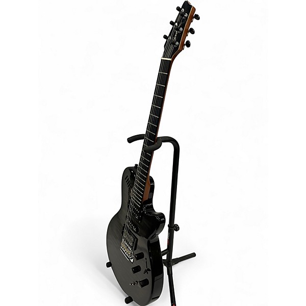 Used 2004 Godin XTSA LEAFTOP Trans Black Solid Body Electric Guitar