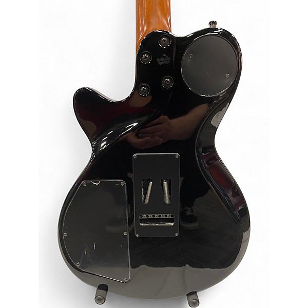 Used 2004 Godin XTSA LEAFTOP Trans Black Solid Body Electric Guitar