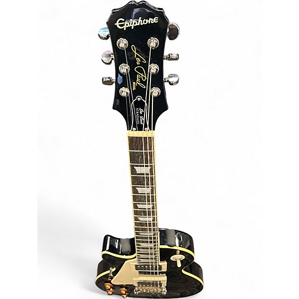 Used Epiphone Les Paul Standard Left Handed Black Electric