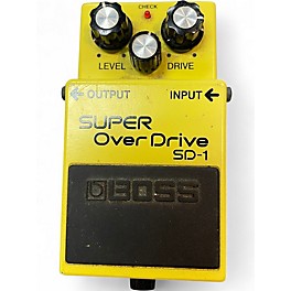 Used BOSS SD1 Super Overdrive Effect Pedal