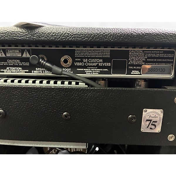 Used Fender '68 CUSTOM VIBRO CHAMP REVERB Guitar Cabinet