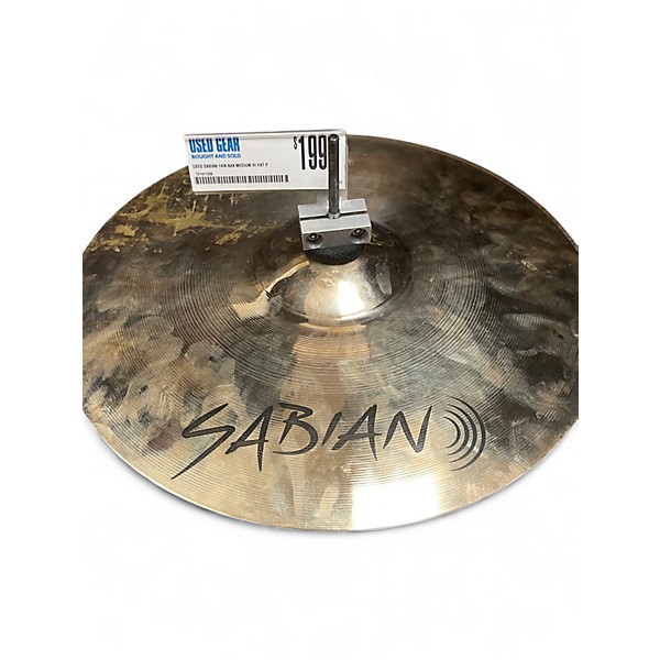 Used SABIAN 14in AAX MEDIUM HI HAT PAIR Cymbal