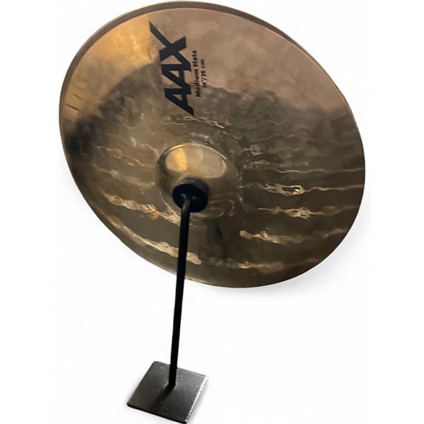 Used SABIAN 14in AAX MEDIUM HI HAT PAIR Cymbal