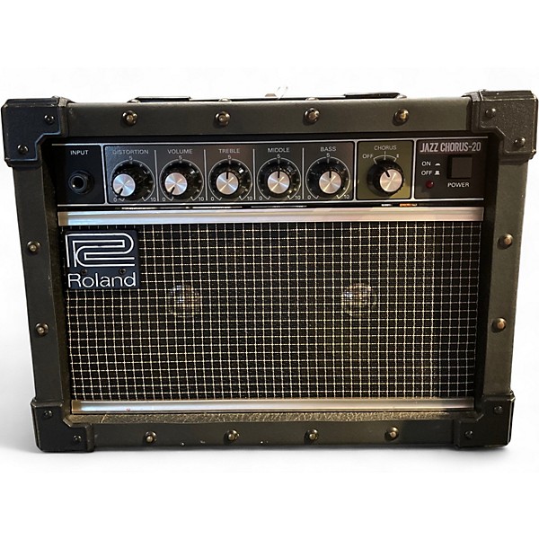 Used Roland JC20E Jazz Chorus 20 2x5 Guitar Combo Amp