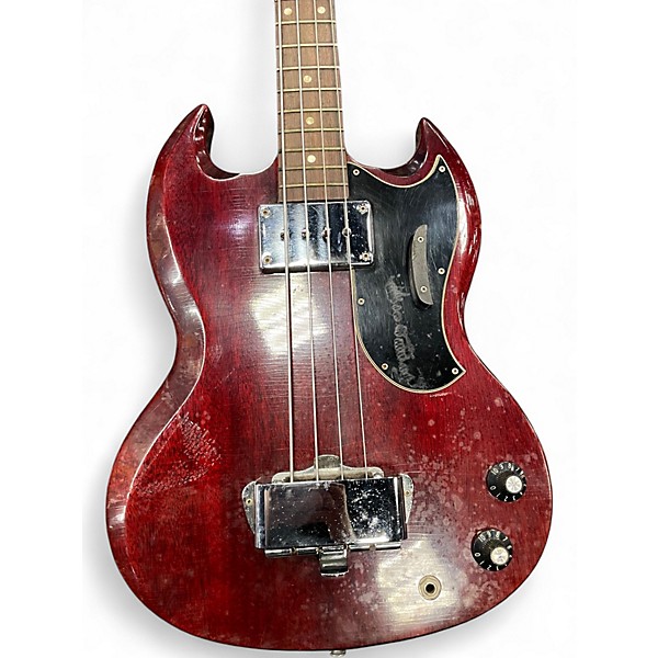 Vintage 1966 Gibson EB-0 Red Electric Bass Guitar