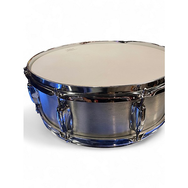 Vintage 1970s Slingerland 14in Student Snare ribbed aluminum Drum