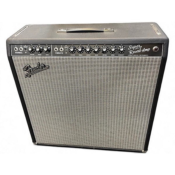 Used Fender 1965 Reissue Super Reverb 45W 4x10 Tube Guitar Combo Amp