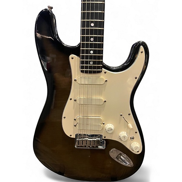 Used Fender Stratocaster Ultra Ebony Burst Solid Body Electric Guitar