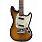 Vintage 1972 Fender Mustang 3 Color Sunburst Solid Body Electric Guitar thumbnail