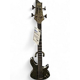 Used Schecter Guitar Research MVP C-4 Black Reign Electric Bass Guitar
