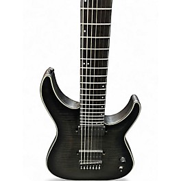 Used Schecter Guitar Research KM7 KEITH MERROW TRANS BLACK Solid Body Electric Guitar