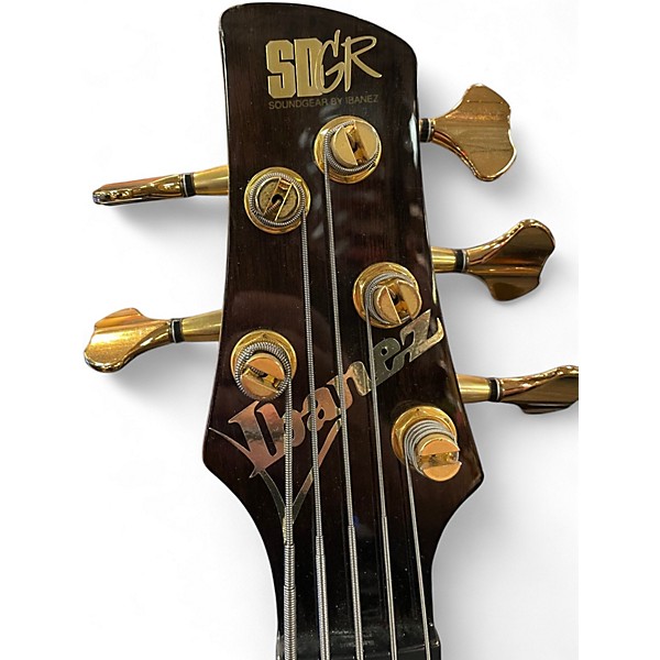 Used Ibanez SR1605E 5 String autumn Sunset Electric Bass Guitar