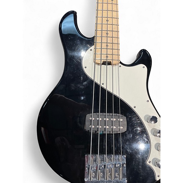 Used Fender American Deluxe Dimension Bass V Black Electric Bass Guitar