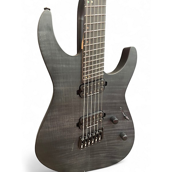 Used ESP LTD M1000MS Black Solid Body Electric Guitar