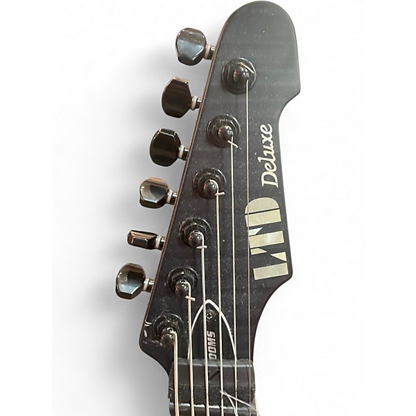 Used ESP LTD M1000MS Black Solid Body Electric Guitar