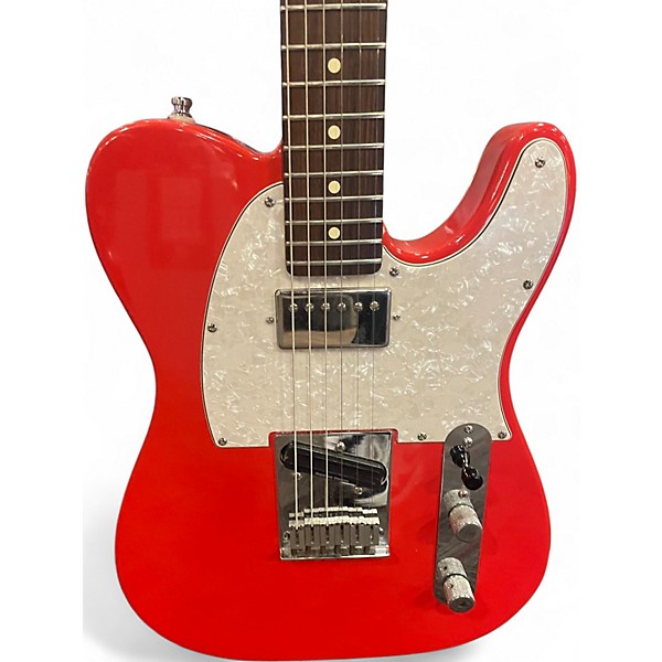 Used 2000 Fender American Fat Telecaster Fiesta Red Solid Body Electric Guitar