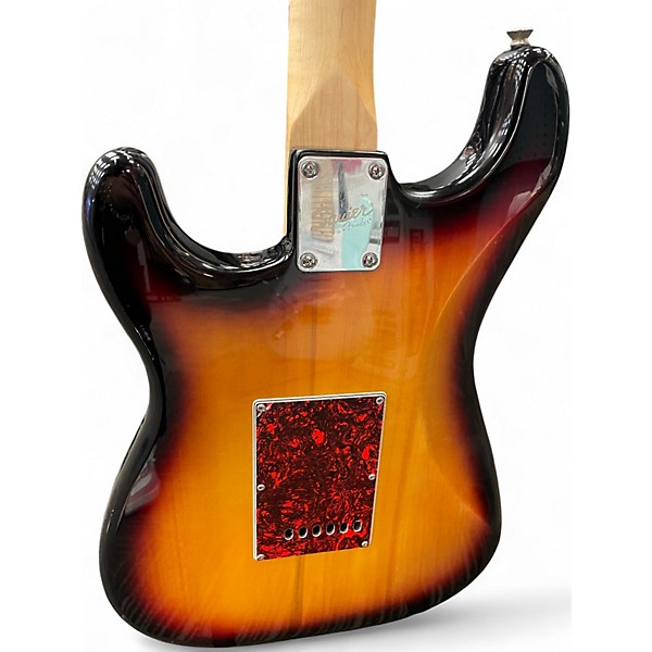 Used 2004 Squier Standard Stratocaster sunburst Solid Body Electric Guitar