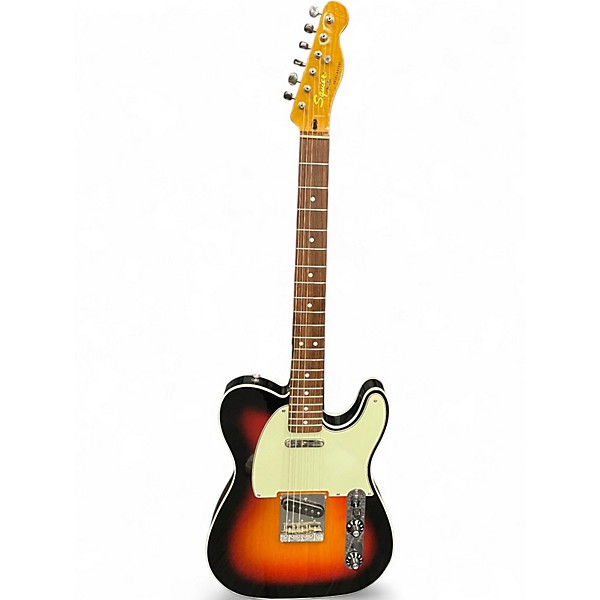 Used 2012 Squier Classic Vibe 1960S Telecaster 3 Tone Sunburst Solid Body Electric Guitar