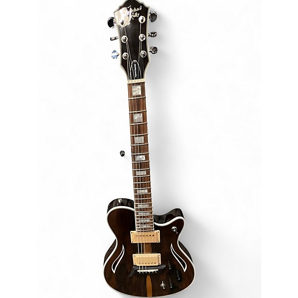 Used Michael Kelly Hybrid Special Brown Hollow Body Electric Guitar