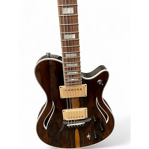 Used Michael Kelly Hybrid Special Brown Hollow Body Electric Guitar