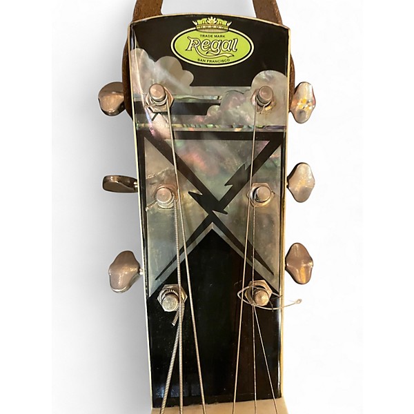 Used Regal RD52 Lightning Square Neck Walnut Resonator Guitar