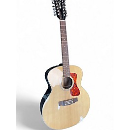 Used Guild f-1512 Natural 12 String Acoustic Guitar