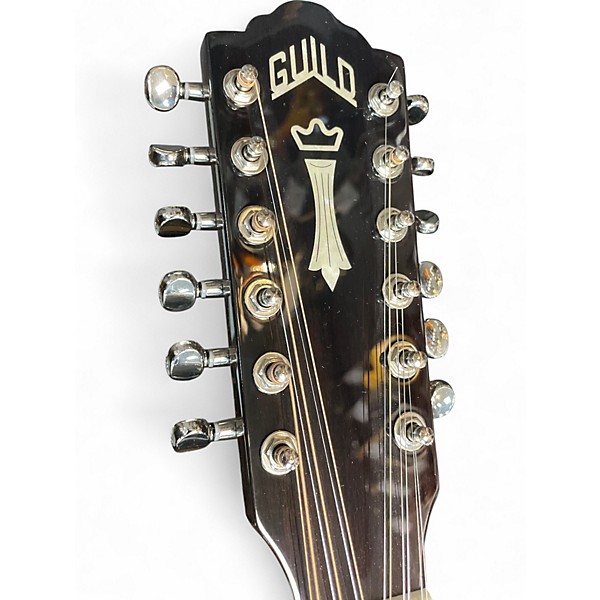 Used Guild f-1512 Natural 12 String Acoustic Guitar