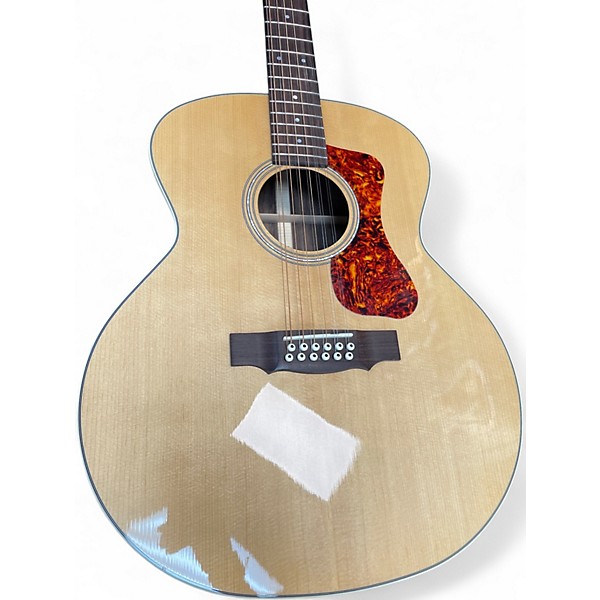 Used Guild f-1512 Natural 12 String Acoustic Guitar
