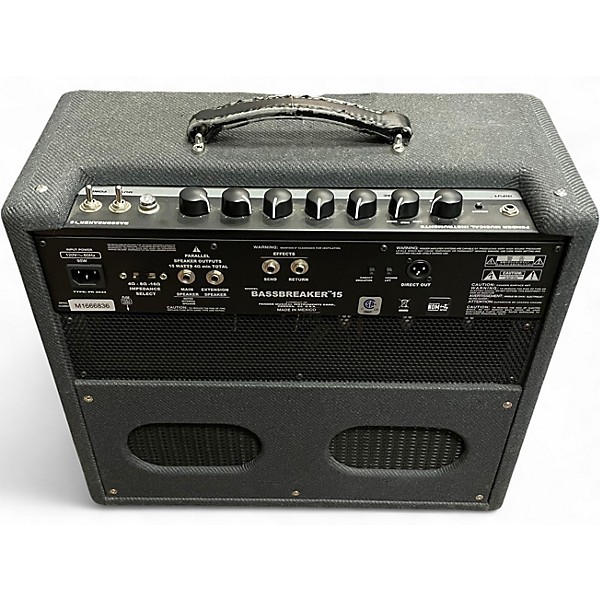 Used Fender Bassbreaker 15W 1x12 Tube Guitar Combo Amp