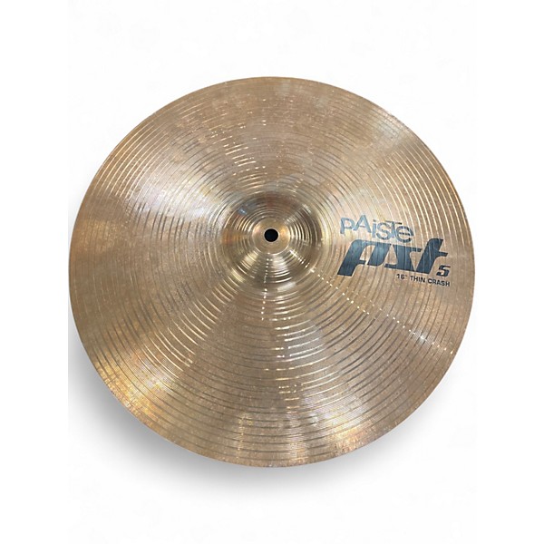 Used Paiste 16in PST5 Crash Ride Cymbal
