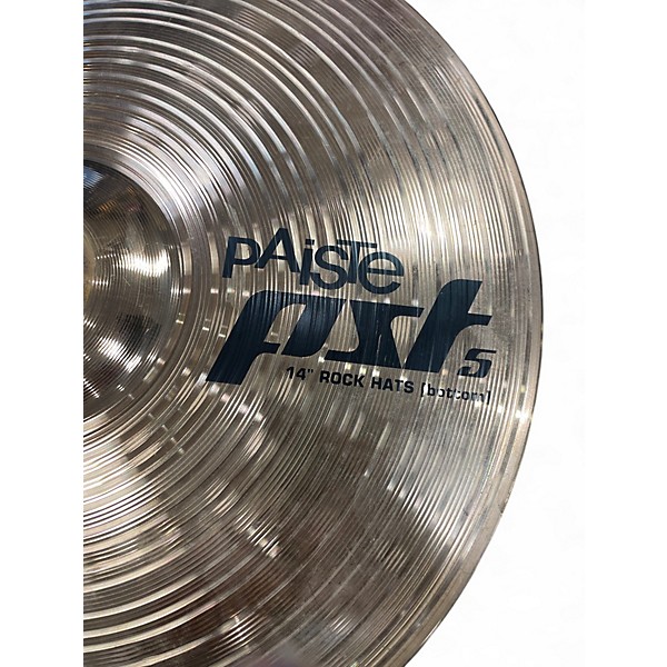 Used Paiste 14in PST5 Hi Hat Pair Cymbal