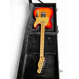Used Fender Telecaster Cherry Sunburst Solid Body Electric Guitar