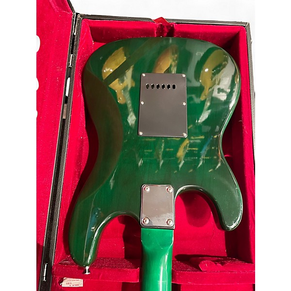 Used HardLuck Kings Bombshell Emerald Green Solid Body Electric Guitar