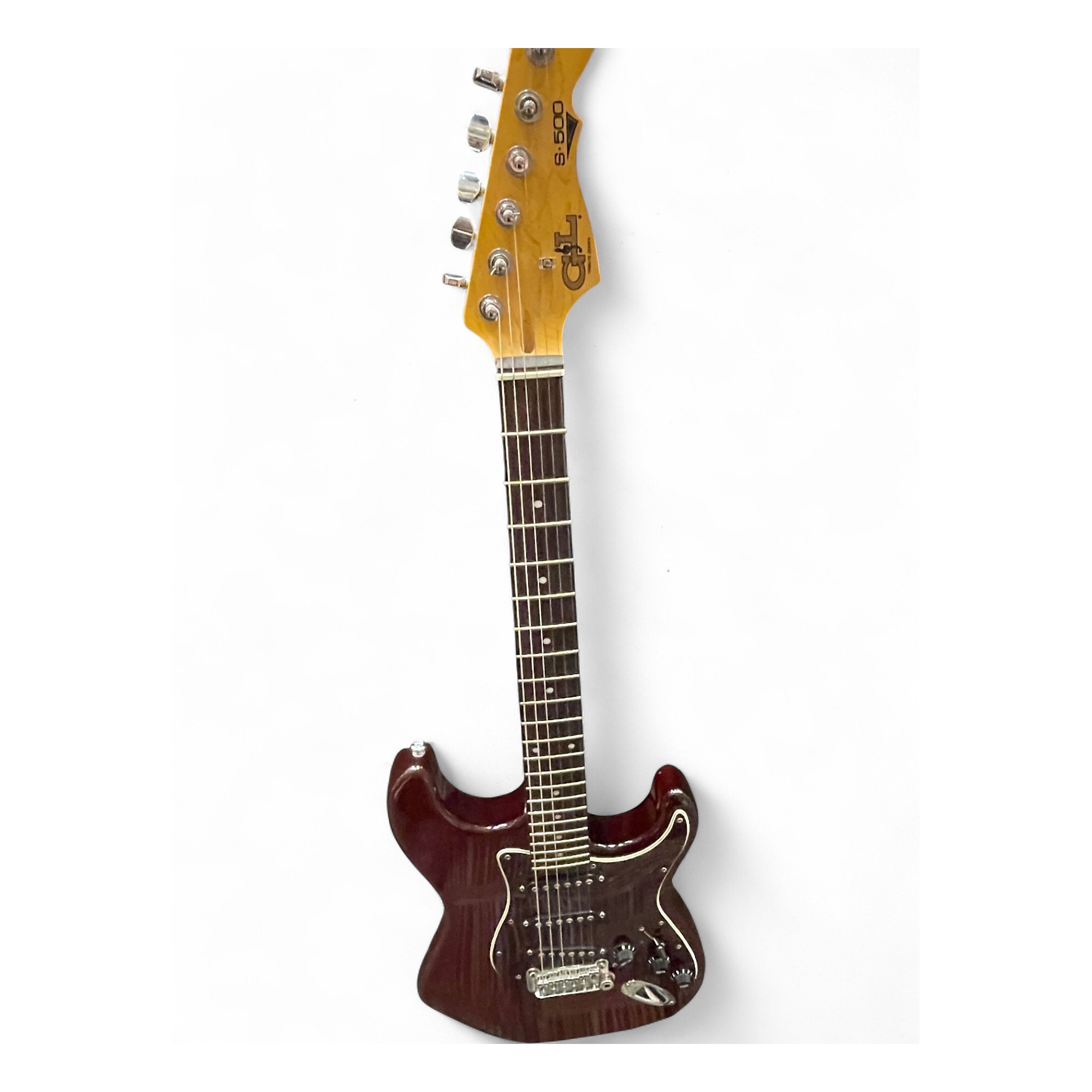 Used G&L S500 Tribute Series RED Solid Body Electric Guitar