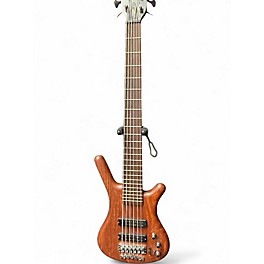 Used Warwick Pro Series Corvette Standard 6 String BUBINGA Electric Bass Guitar