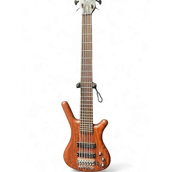 Used Warwick Pro Series Corvette Standard 6 String BUBINGA Electric Bass Guitar