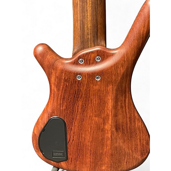 Used Warwick Pro Series Corvette Standard 6 String BUBINGA Electric Bass Guitar