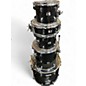 Used Ludwig 5 Piece ELEMENT BLACK SPARKLE Drum Kit thumbnail