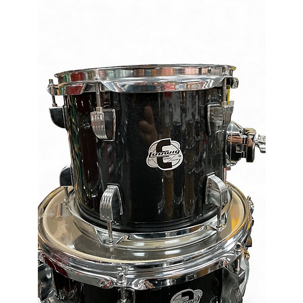 Used Ludwig 5 Piece ELEMENT BLACK SPARKLE Drum Kit