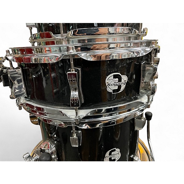 Used Ludwig 5 Piece ELEMENT BLACK SPARKLE Drum Kit