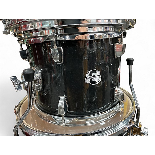 Used Ludwig 5 Piece ELEMENT BLACK SPARKLE Drum Kit